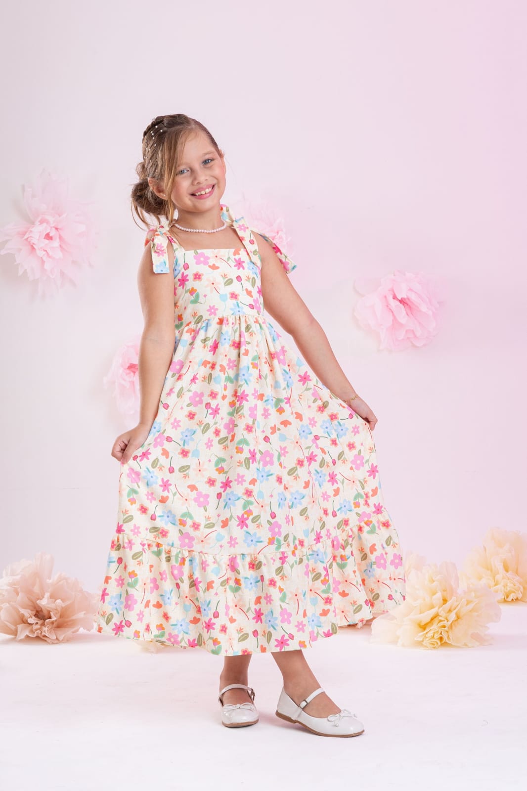 Vestido Jardim Amarelo